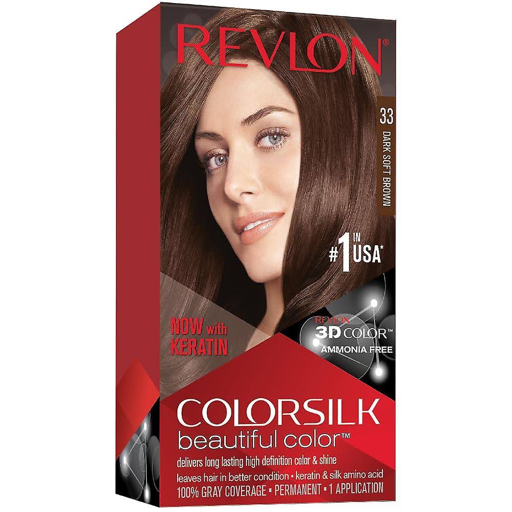 Revlon Colorsilk Permanent Hair Color - 33 Dark Soft Brown