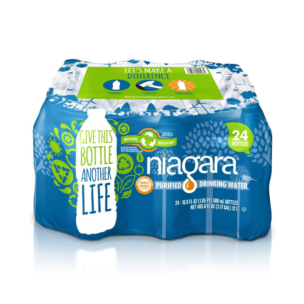 Niagara Purified Drinking Water - 16.9oz, 24pk