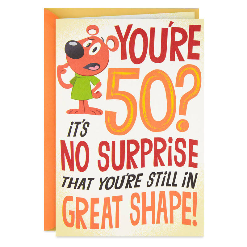 Hallmark Birthday Card, Made to Last Funny Pop Up 50th Birthday Card