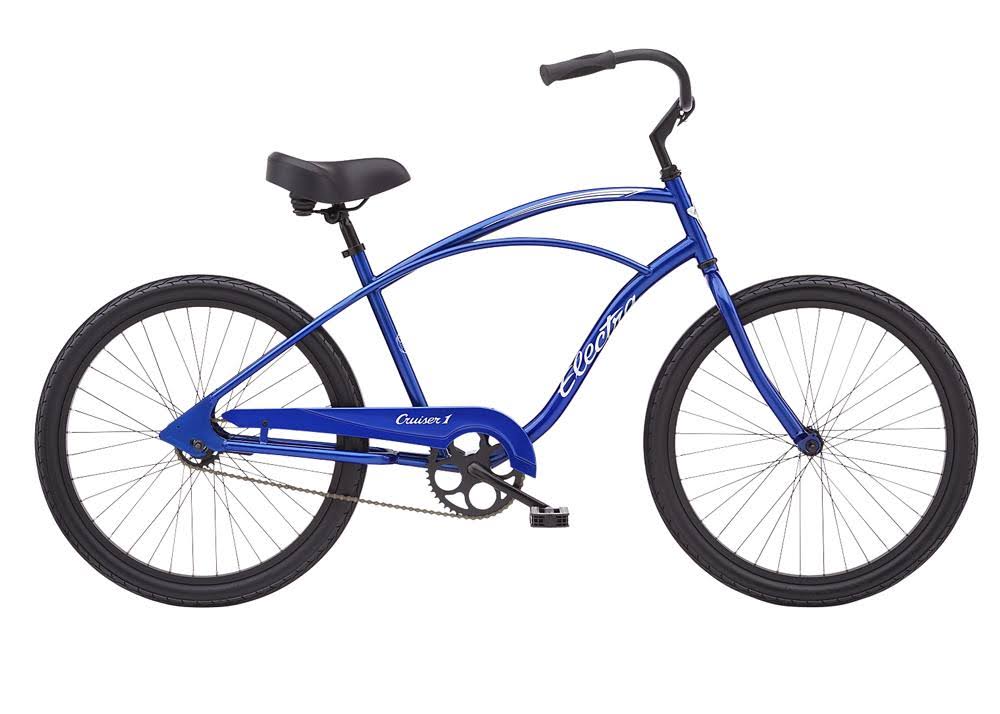 Electra Cruiser 1 24-Inch Step-Over - Sonic Blue