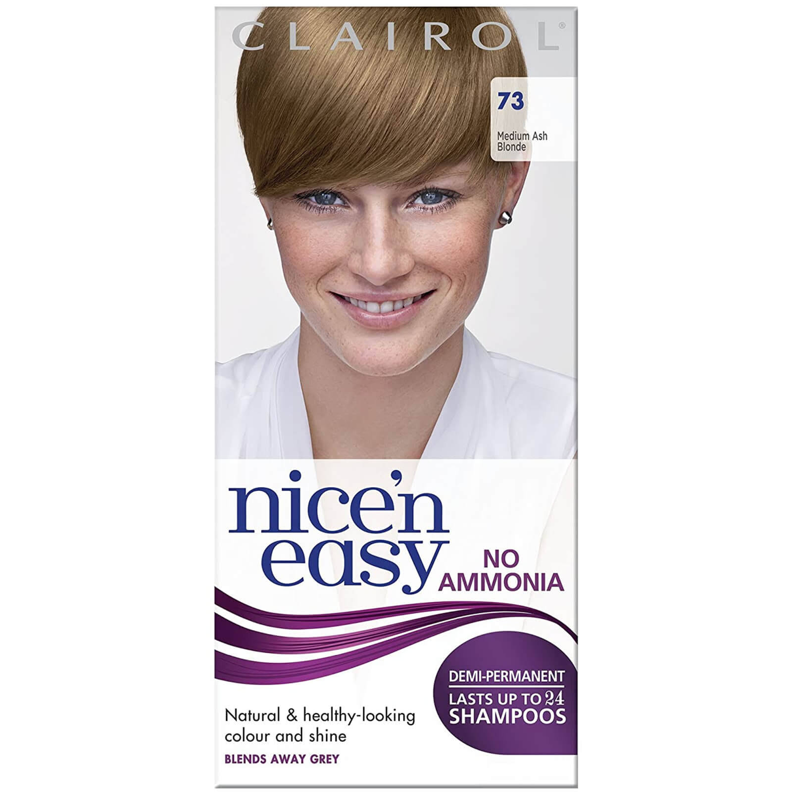 Nice'n Easy Non Permanent Hair Dye - 73 Medium Ash Blonde