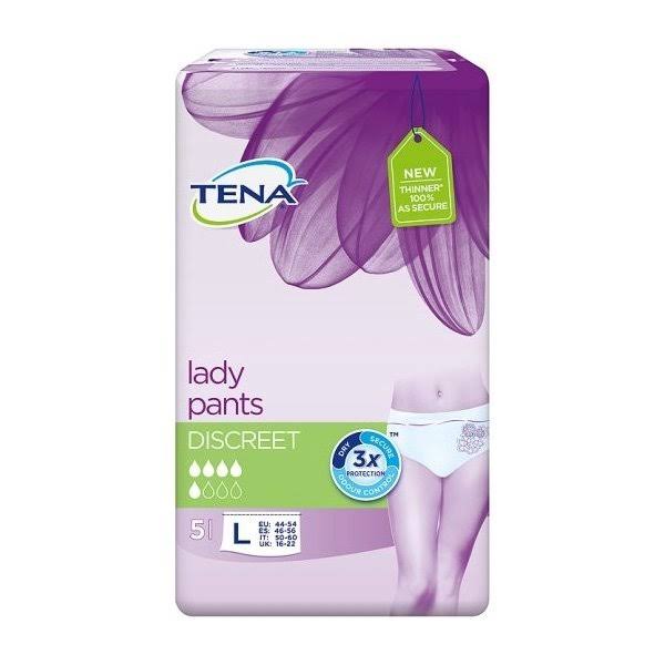 Tena Discreet Lady Pants - Large, 5pcs