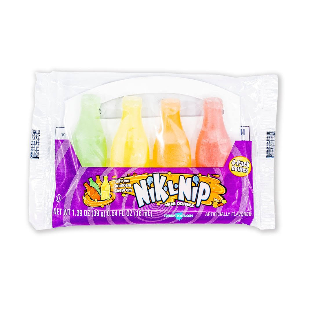 Nik-L-Nip Wax Bottles- 4 Pack