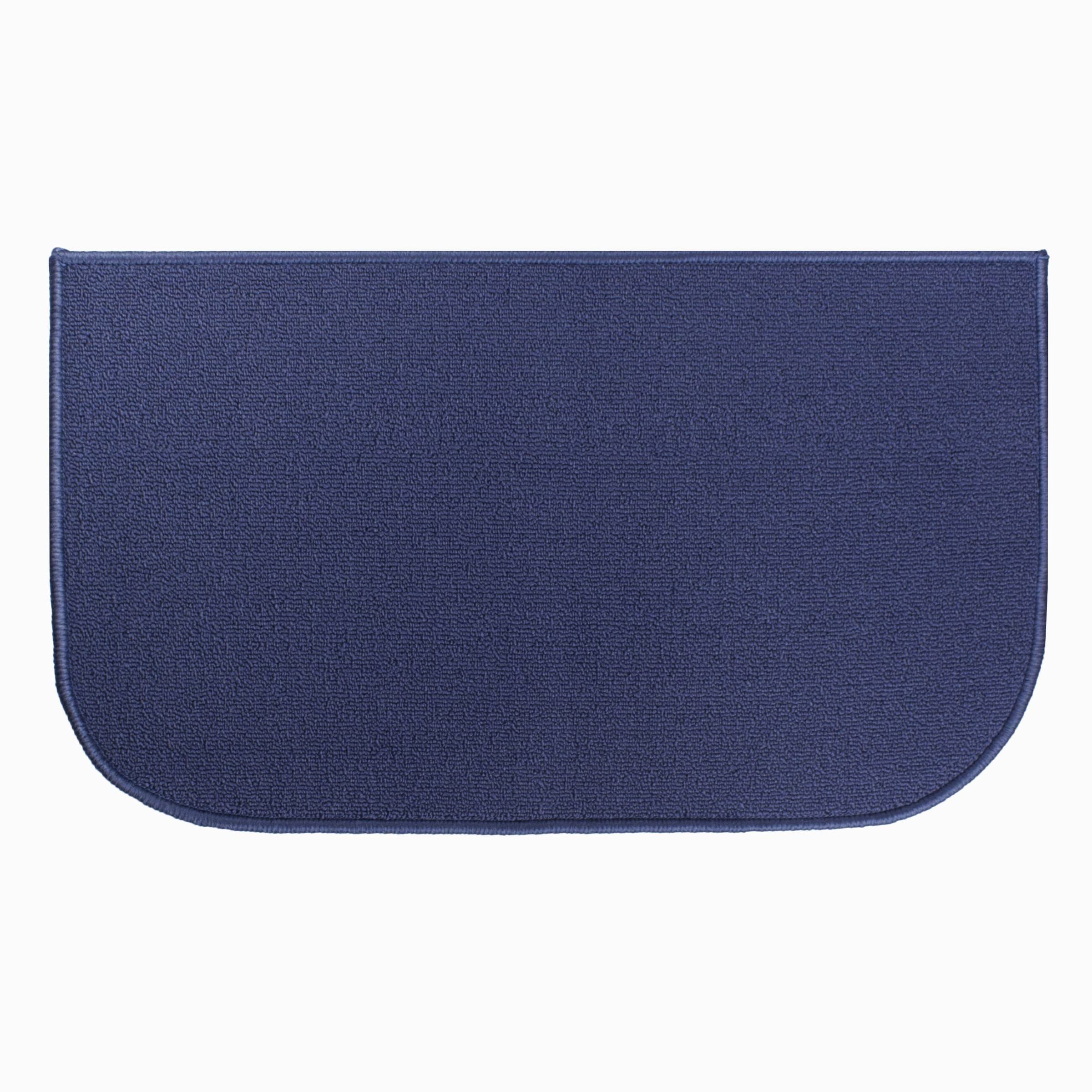 Ritz Accent Rug with Latex Backing - Blue, 18"x30"