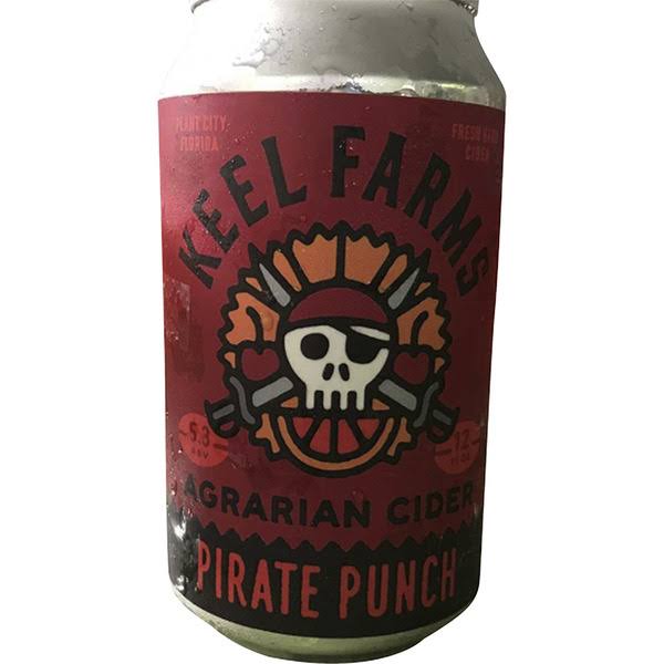 Keel Farms Pirate Punch Cider - 6 Pack