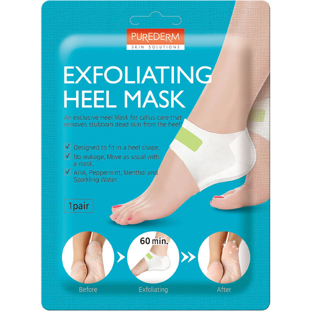 PUREDERM - Exfoliating Heel Mask - 1 Pair