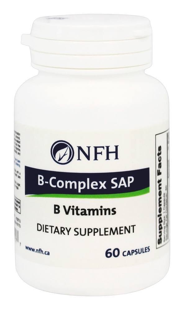 Nutritional Fundamentals for Health B Complex SAP Dietary Supplement - 60 Capsules