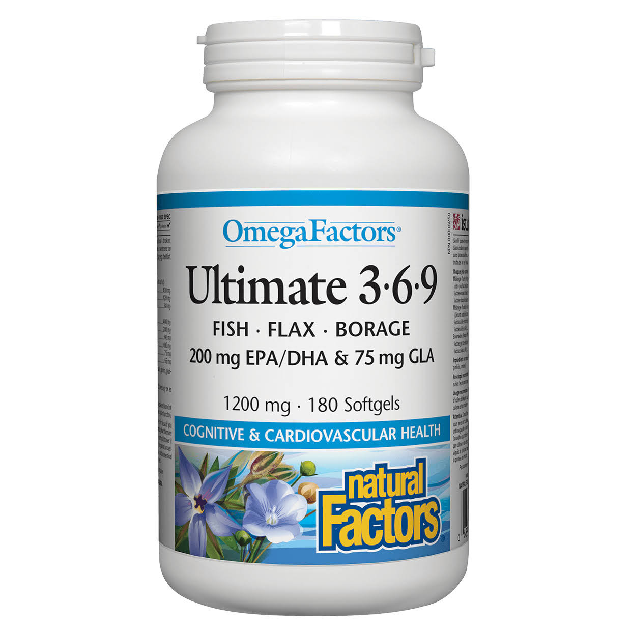 Natural Factors Ultimate 3-6-9 180 Softgels