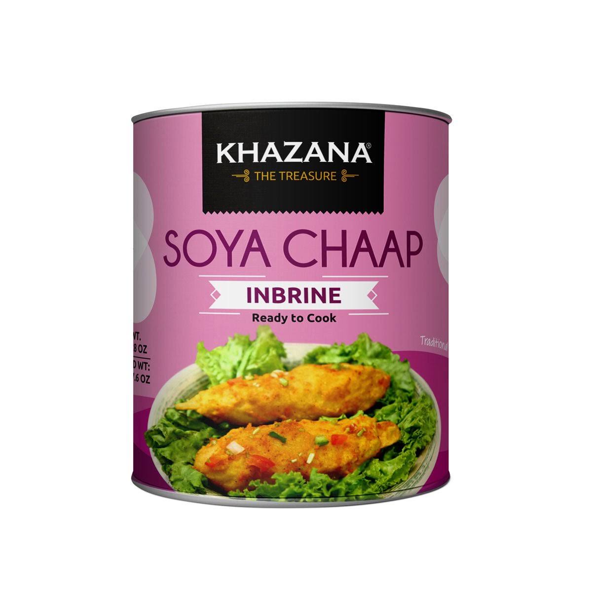 Khazana Soya Chaap Vegetarian High Protein Delicious 800 G