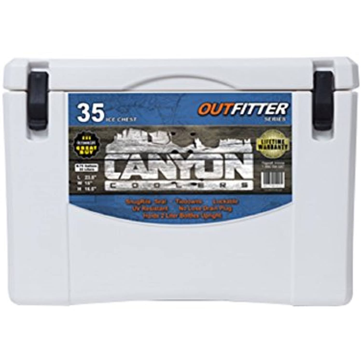 Canyon Coolers Outfitter Series Cooler - 35qt, White Marble