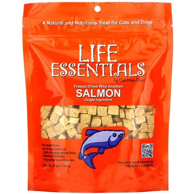 Life Essentials Pet Treats - Freeze Dried Salmon, 5oz