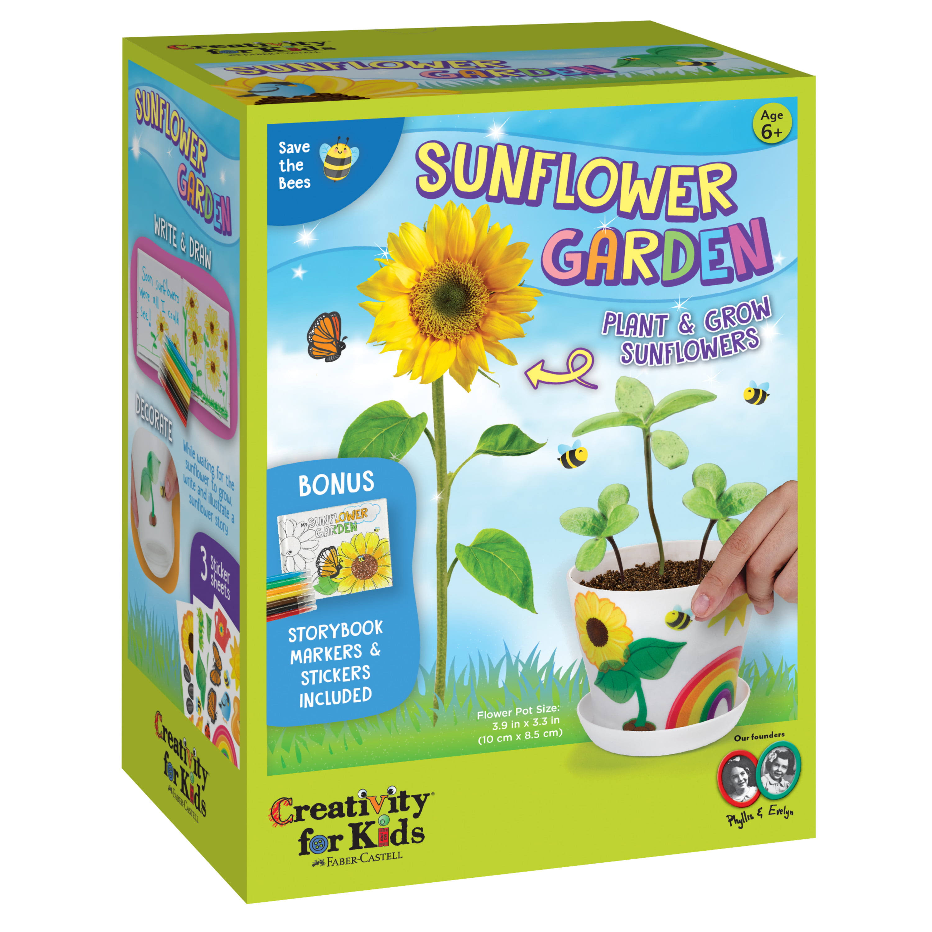 Creativity for Kids Sunflower Garden - Sunflower Growing Kit - Garden