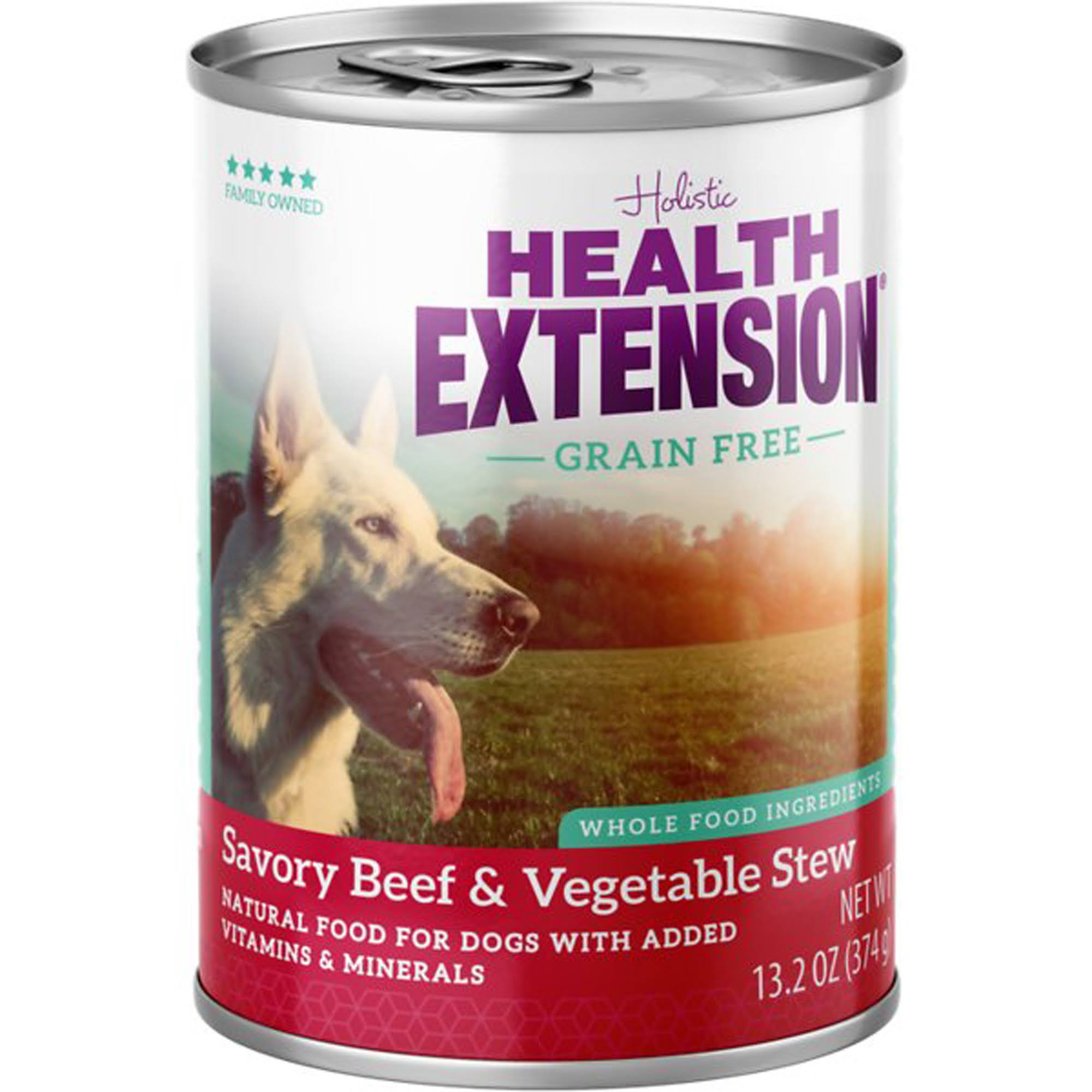 Health Extension Grain Free Savory Beef Stew Canned Dog Food 13.2oz