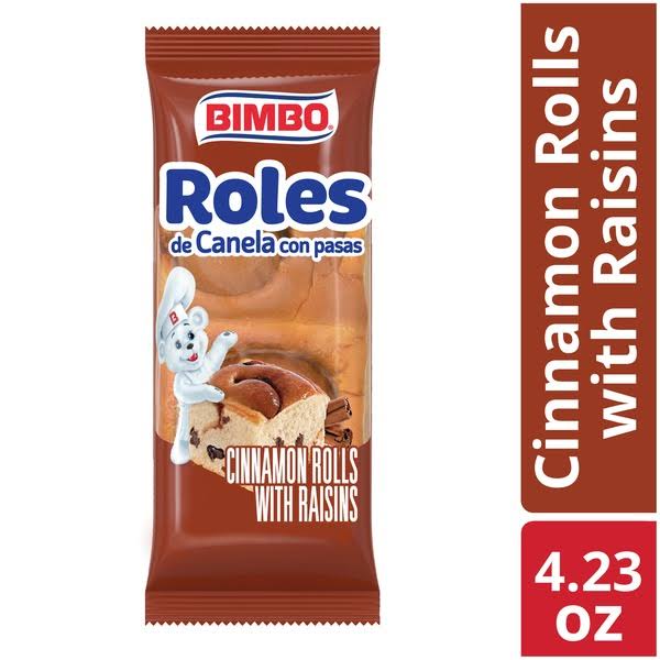 Bimbo Cinnamon Rolls With Raisins