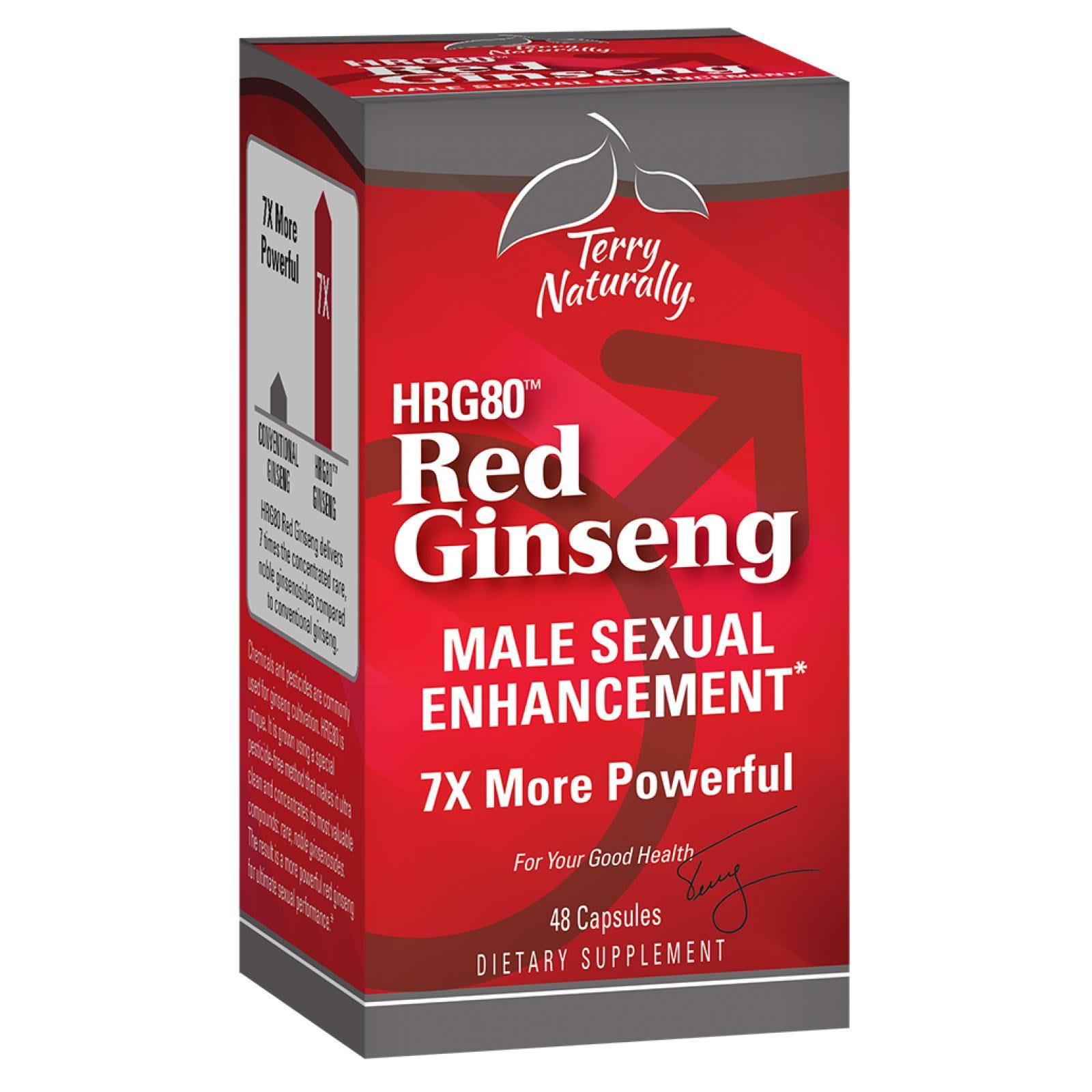 Terry Naturally HRG80 Red Ginseng Male Enhancement 48 Capsules | by NetNutri