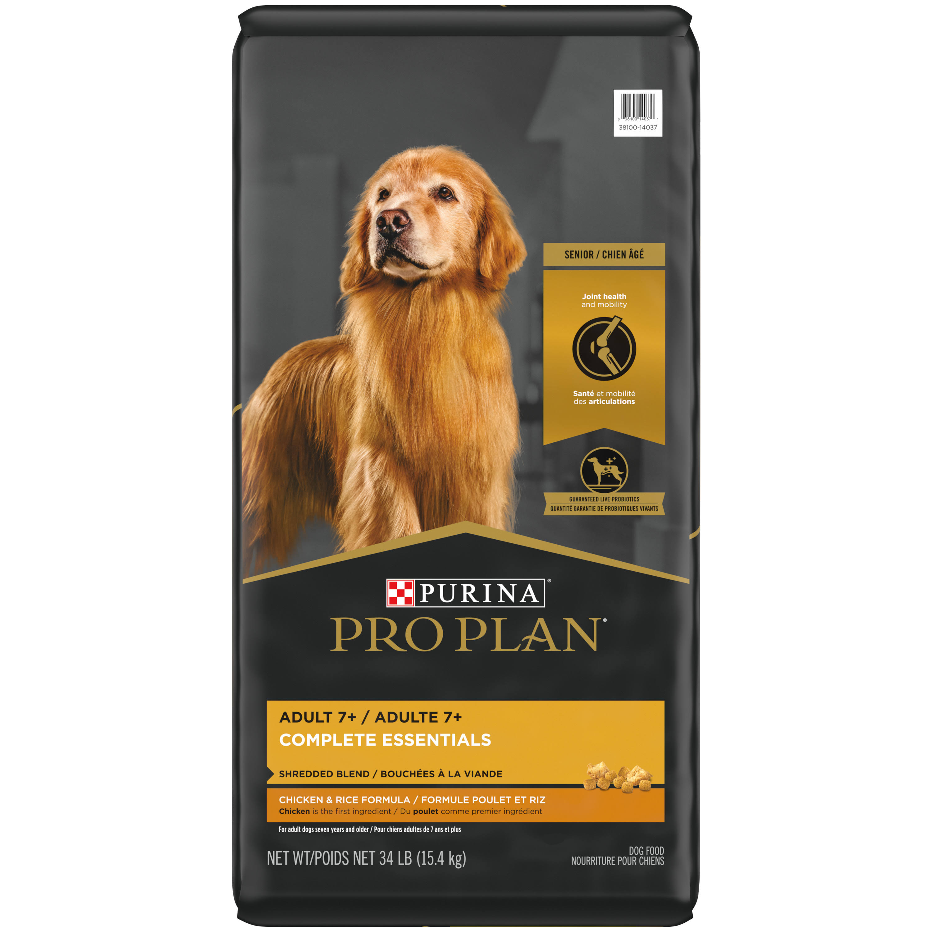 Purina Pro Plan Savor Dry Adult Dog Food - Shredded Blend Chicken & Rice Formula, 34lb