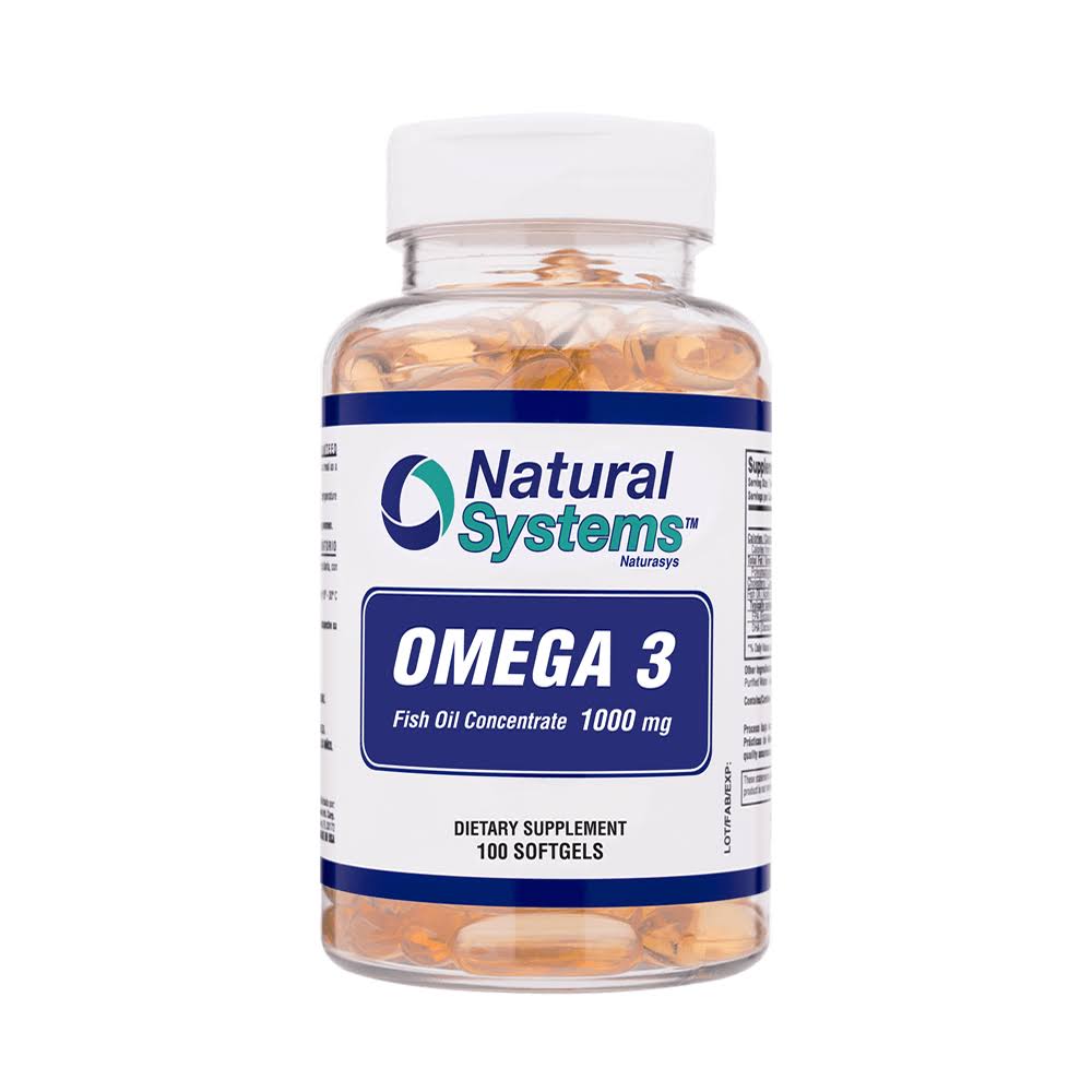 Natural Systems Omega 3 Fish Oil Dietary Supplement - 100ct