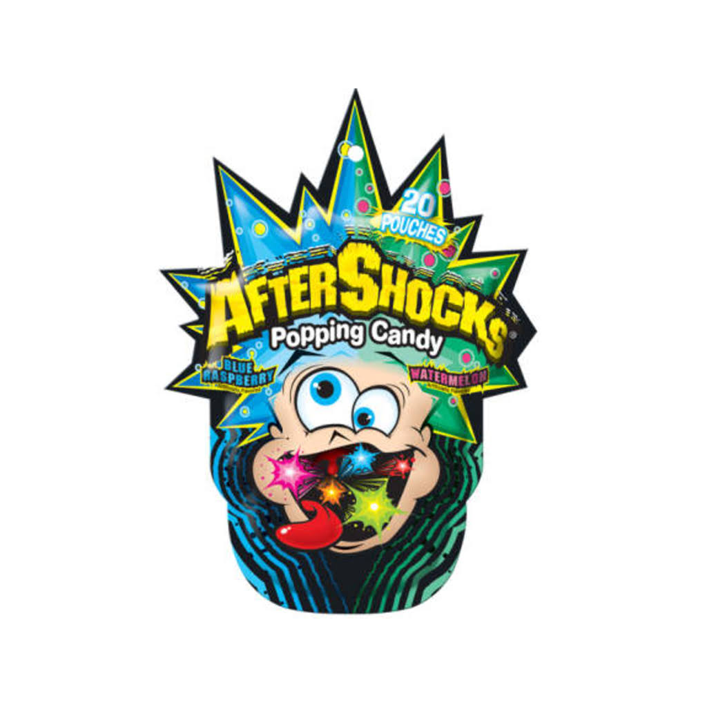 Aftershocks Popping Candy - Watermelon & Blue Raspberry