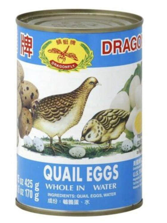 Dragonfly Quail Eggs Whole In Water - 425g