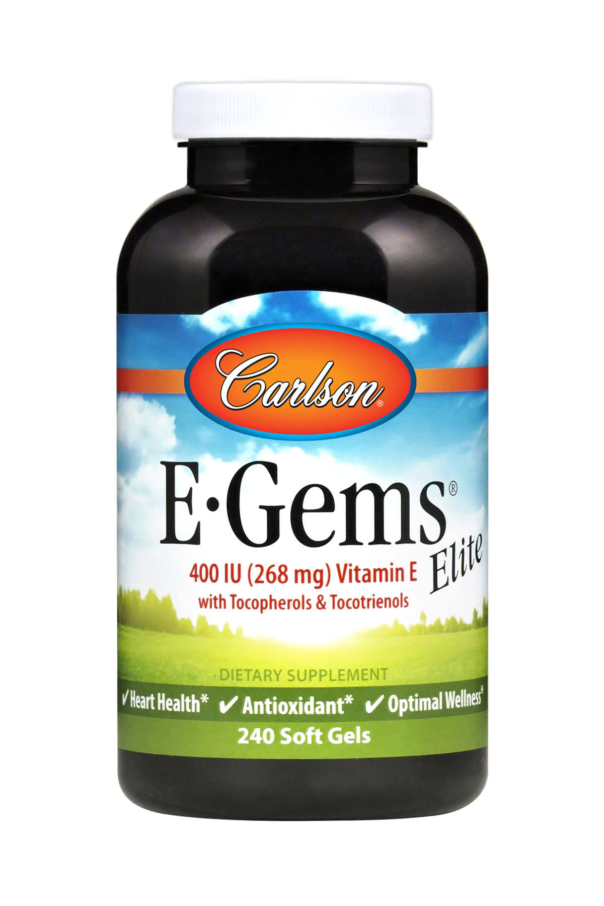 Carlson Labs E-Gems Natural Vitamin E Elite - 400 IU, 240 ct