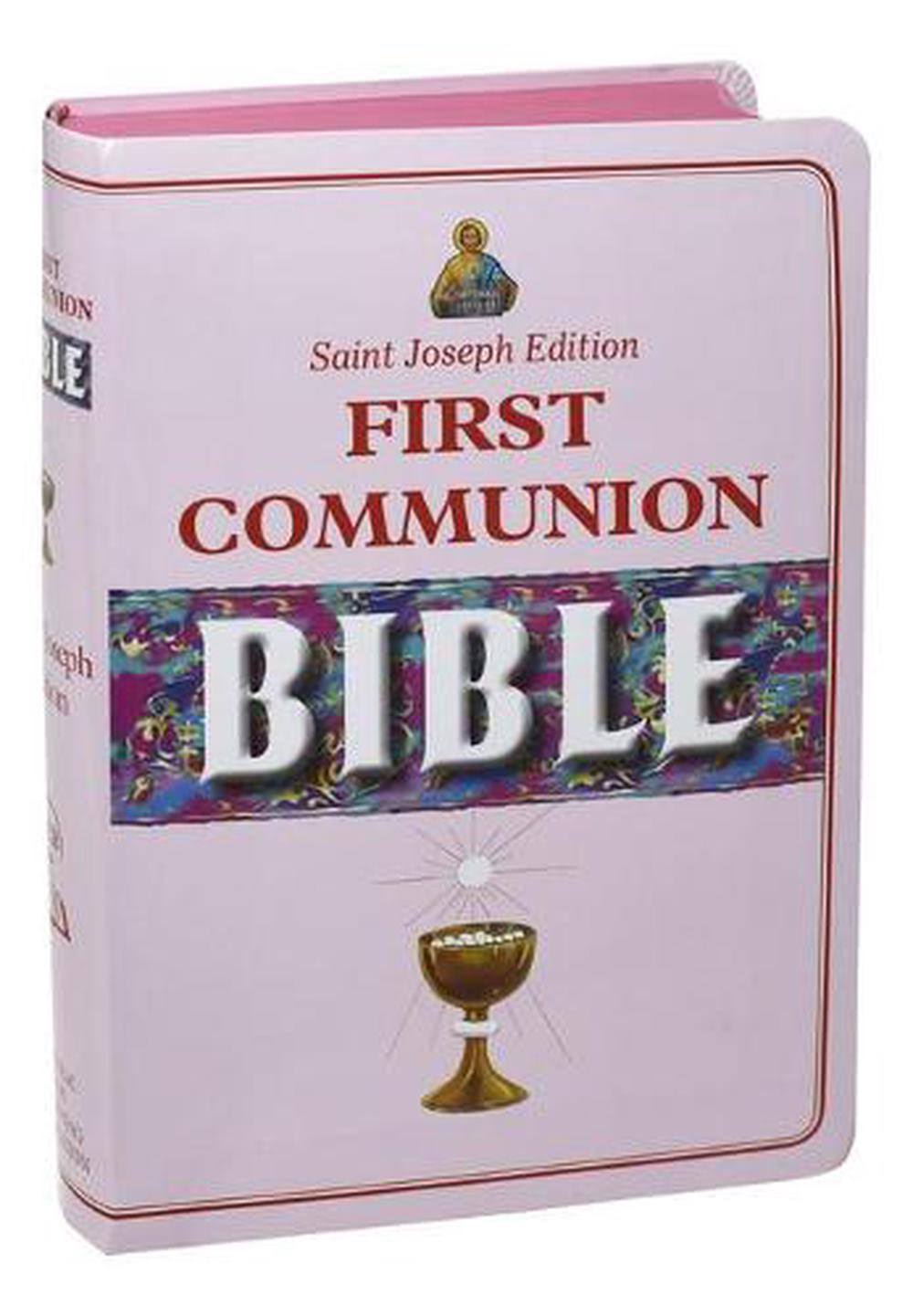 New Catholic Bible -- Med. Print Dura Lux (Girl Communion) [Book]