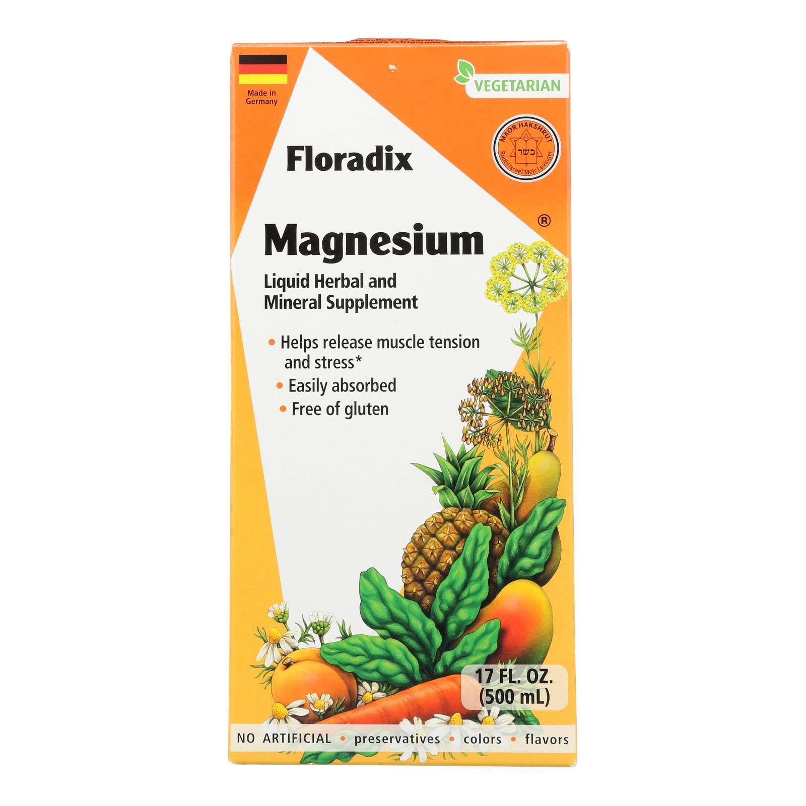 Floradix Magnesium Vegetarian Liquid - 17 fl. oz.