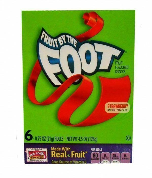 Betty Crocker Fruit by the Foot Snacks - Strawberry Flavored, 128g
