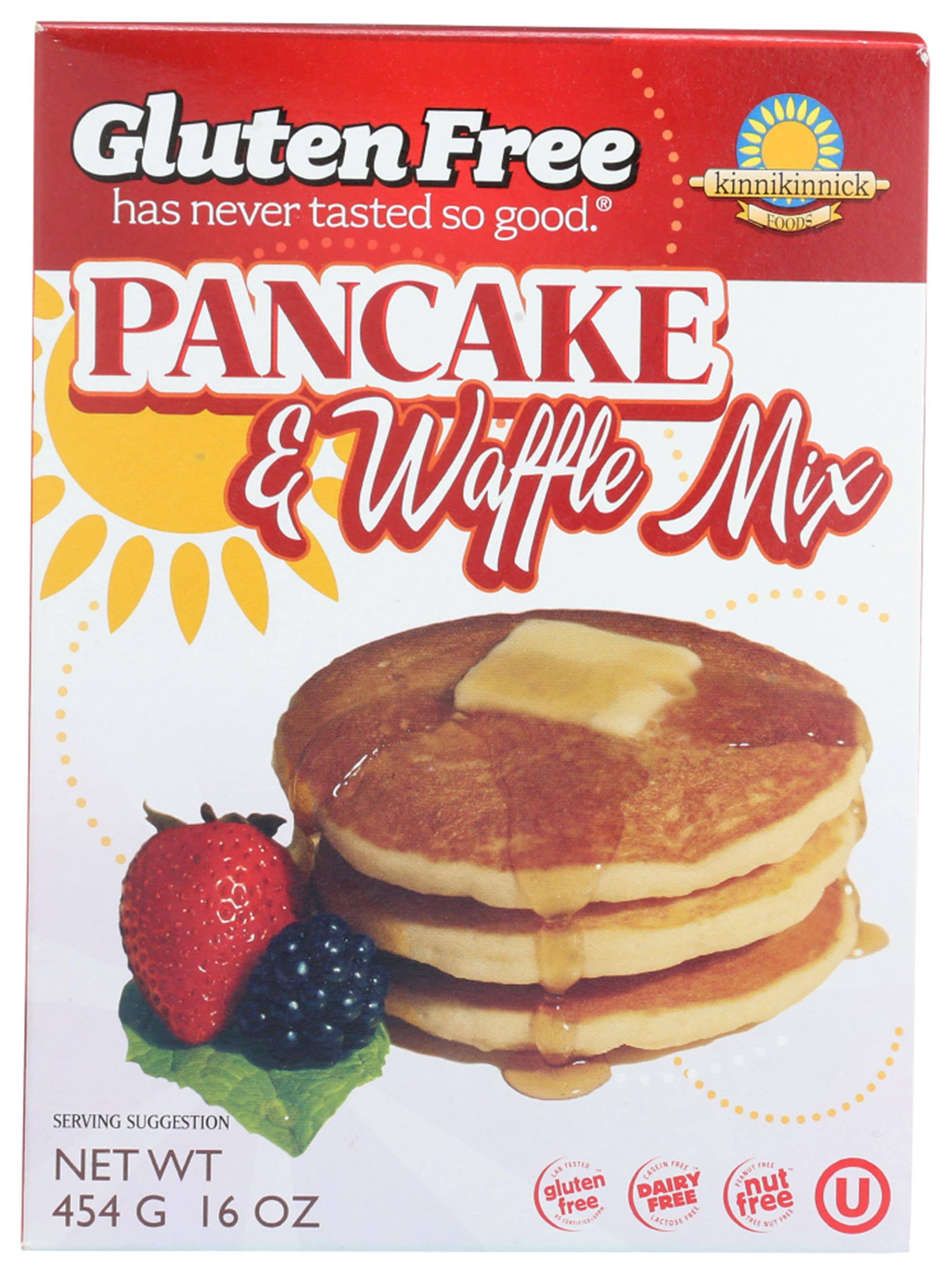 Kinnikinnick Foods Gluten Free Pancake and Waffle Mix - 16oz
