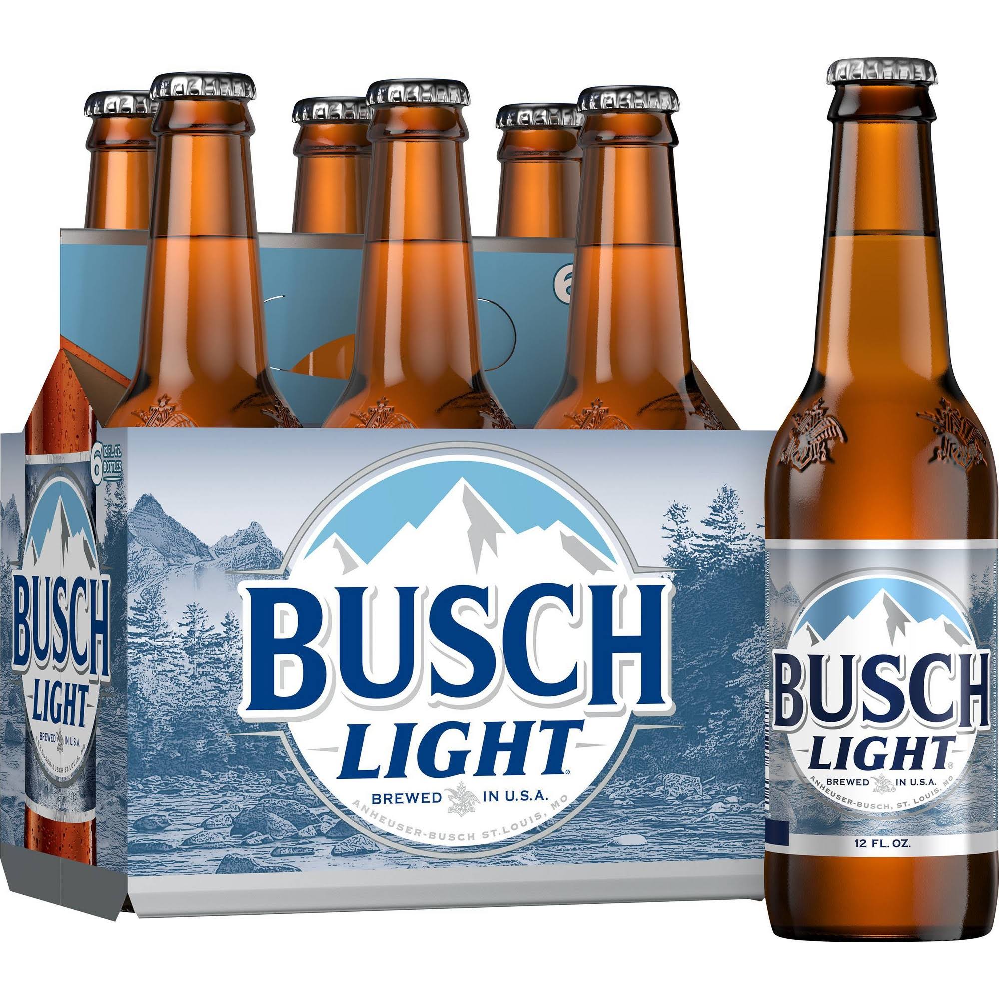 Busch Light Beer - 6pk, 12oz