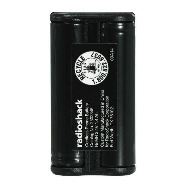 RadioShack Cordless Phone Battery - 2.4V, 1400 mah