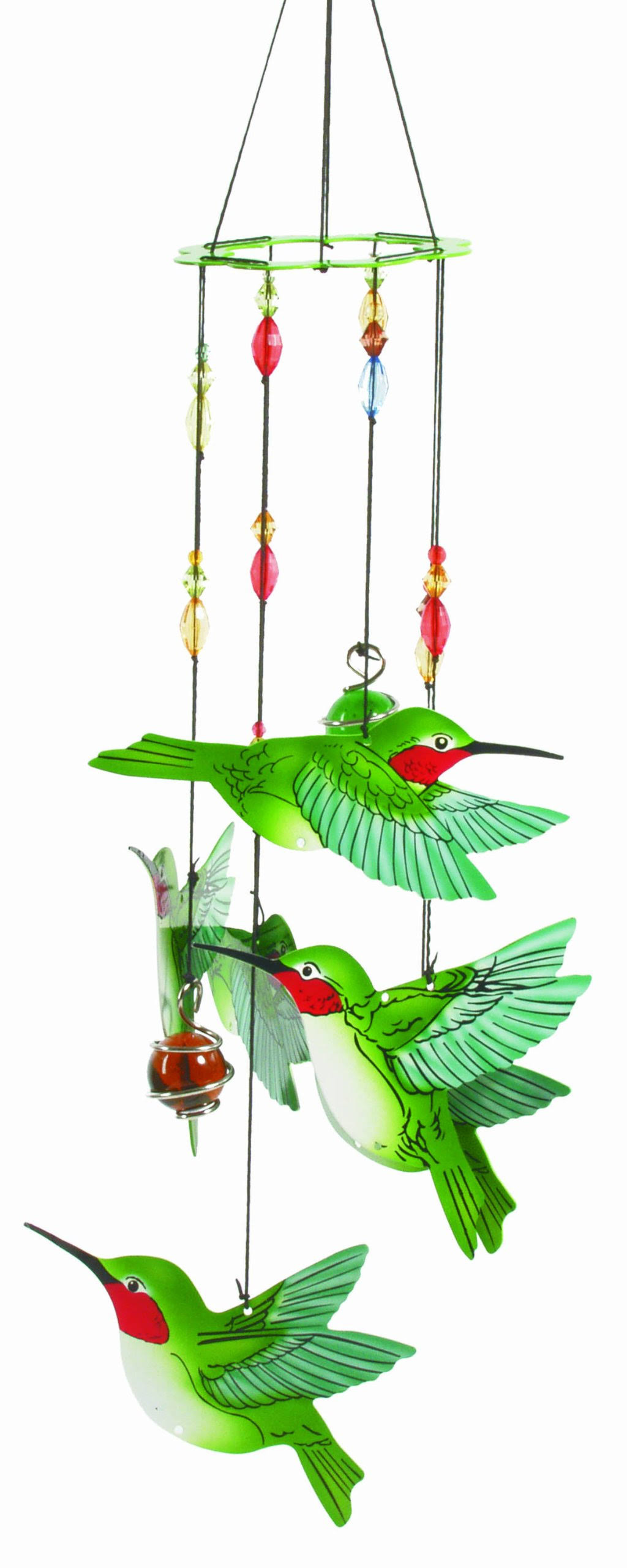 Spoontiques Hummingbird Hand Painted Chime