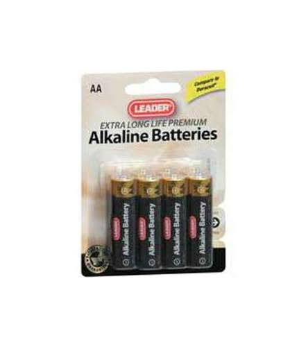 Leader Alkaline Batteries - AA