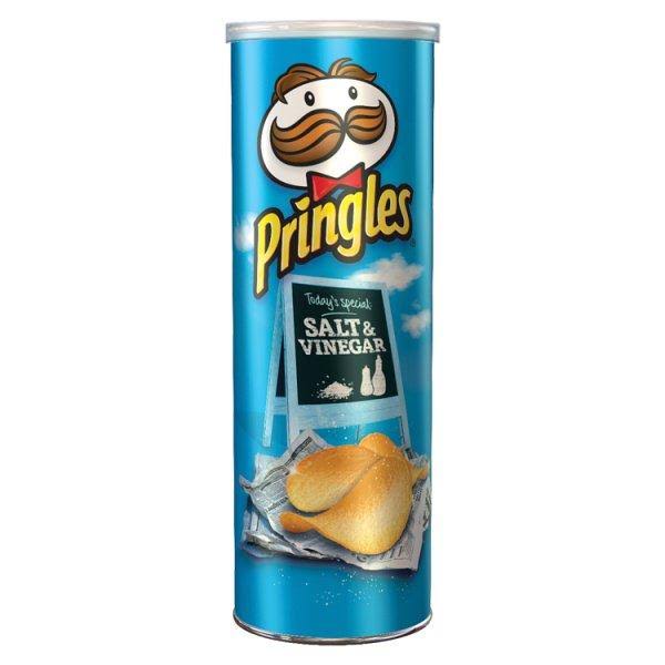 Pringles Salt and Vinegar Crisps - 200g