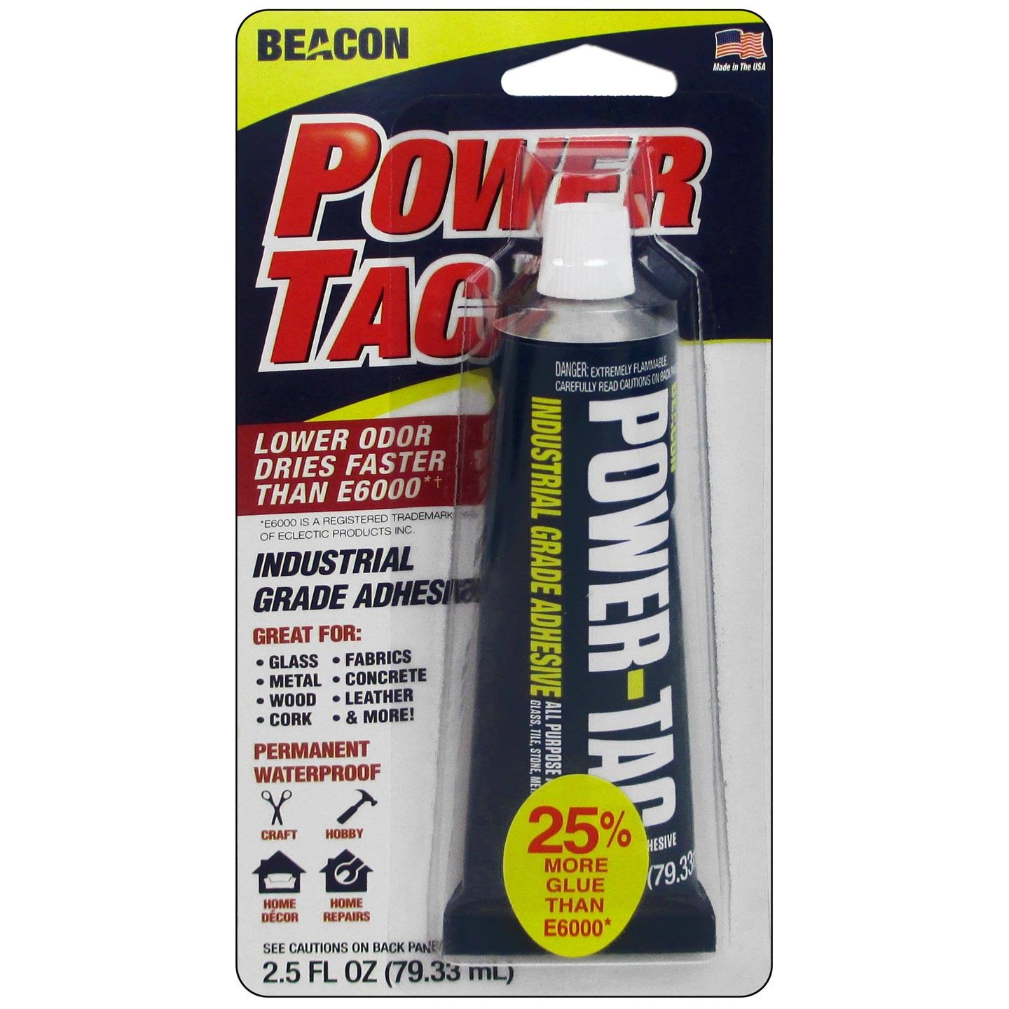 Beacon PT2OZTBC 2.5 oz Power Tac Adhesive