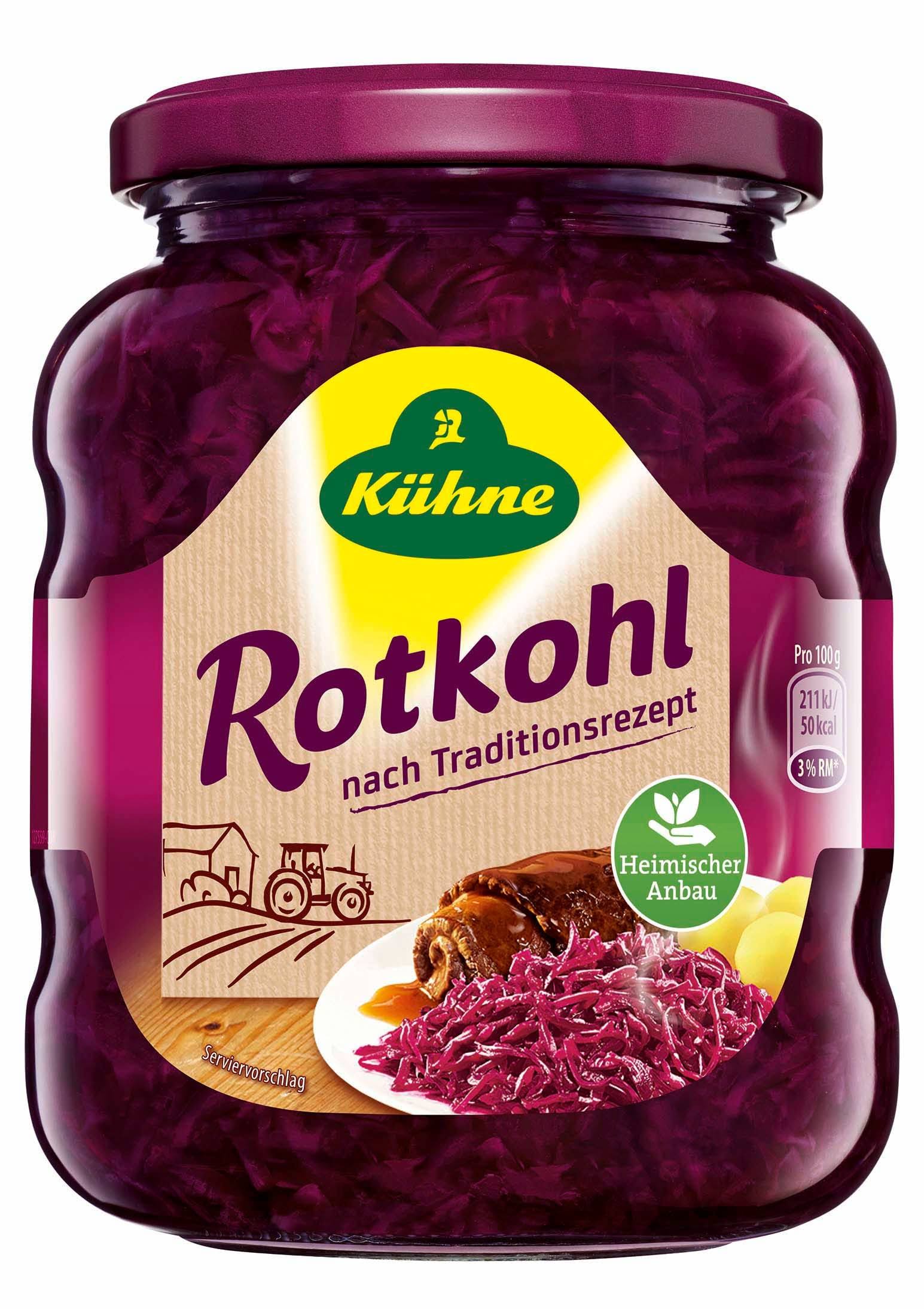 Kühne Rotkohl 350g (Red Cabbage)