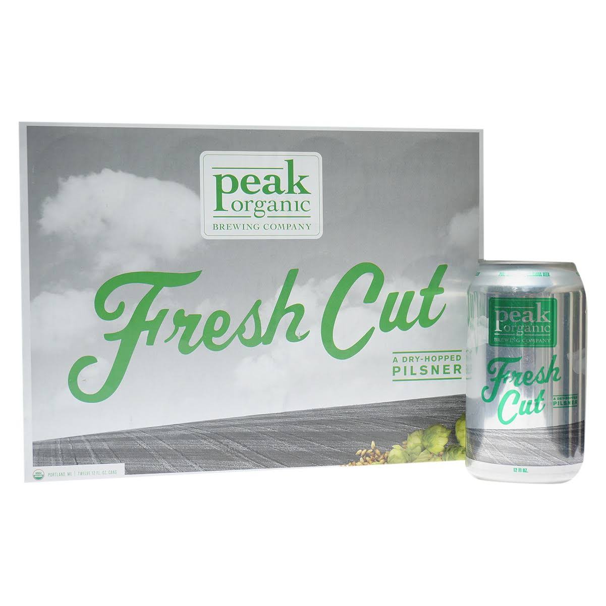 Peak Organic Fresh Cut Pilsner - oz, x12
