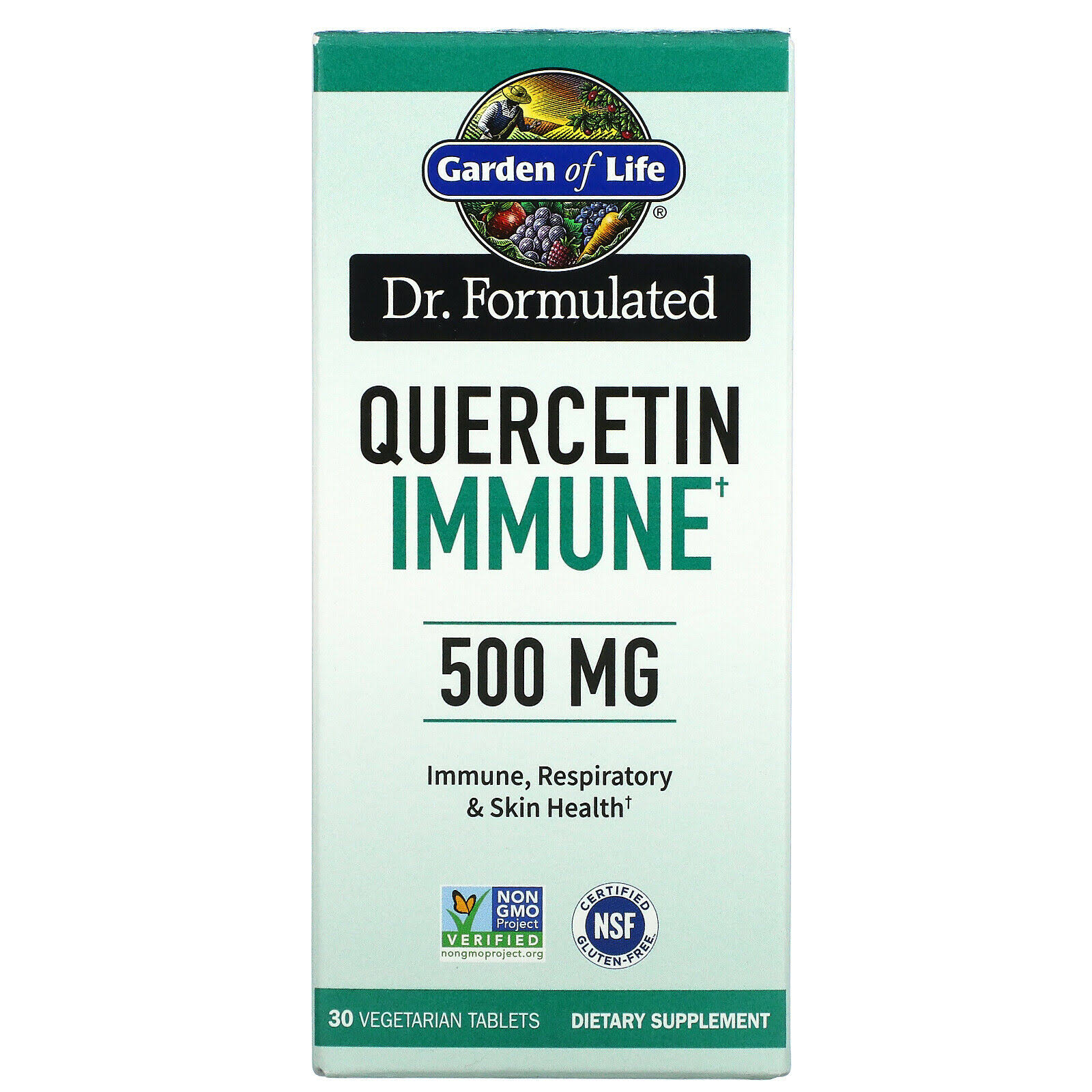 Quercetin 500mg - Immune - 30 Tablets - Garden of Life