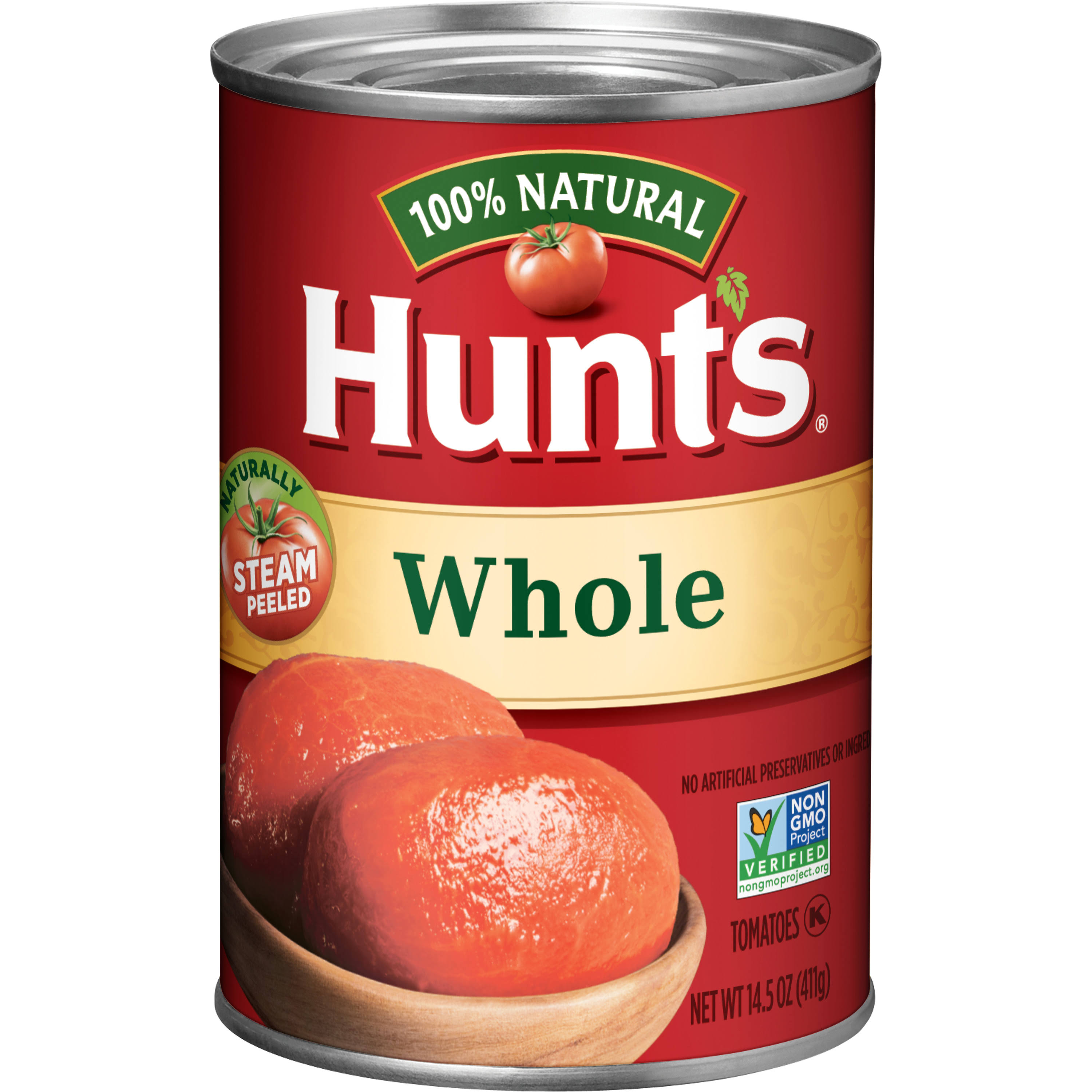 Hunts Whole Peeled Plum Tomatoes - 14.5oz