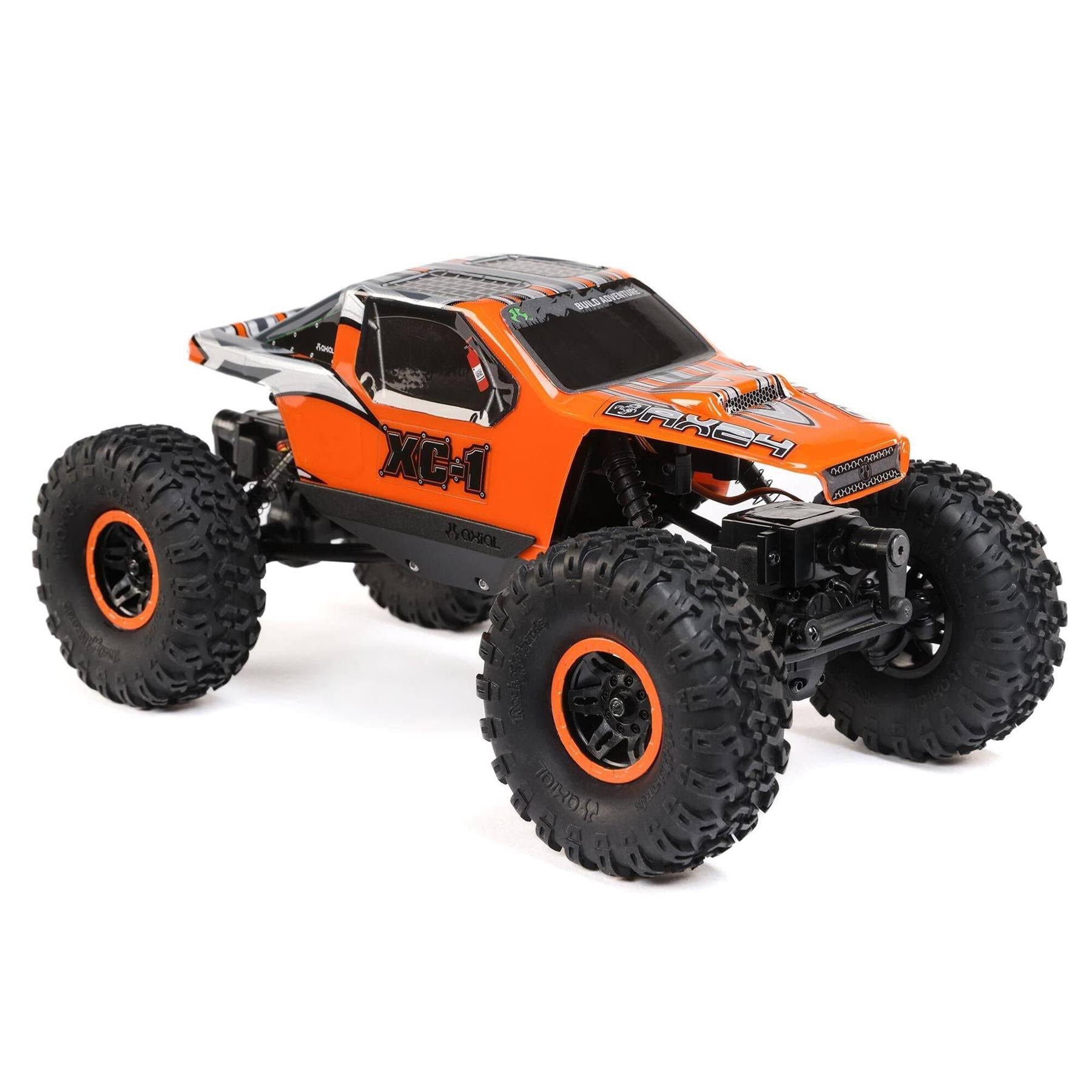 Axial RC Truck 1/24 AX24 XC-1 4WS Crawler Brushed RTR , Orange, AXI00003T2