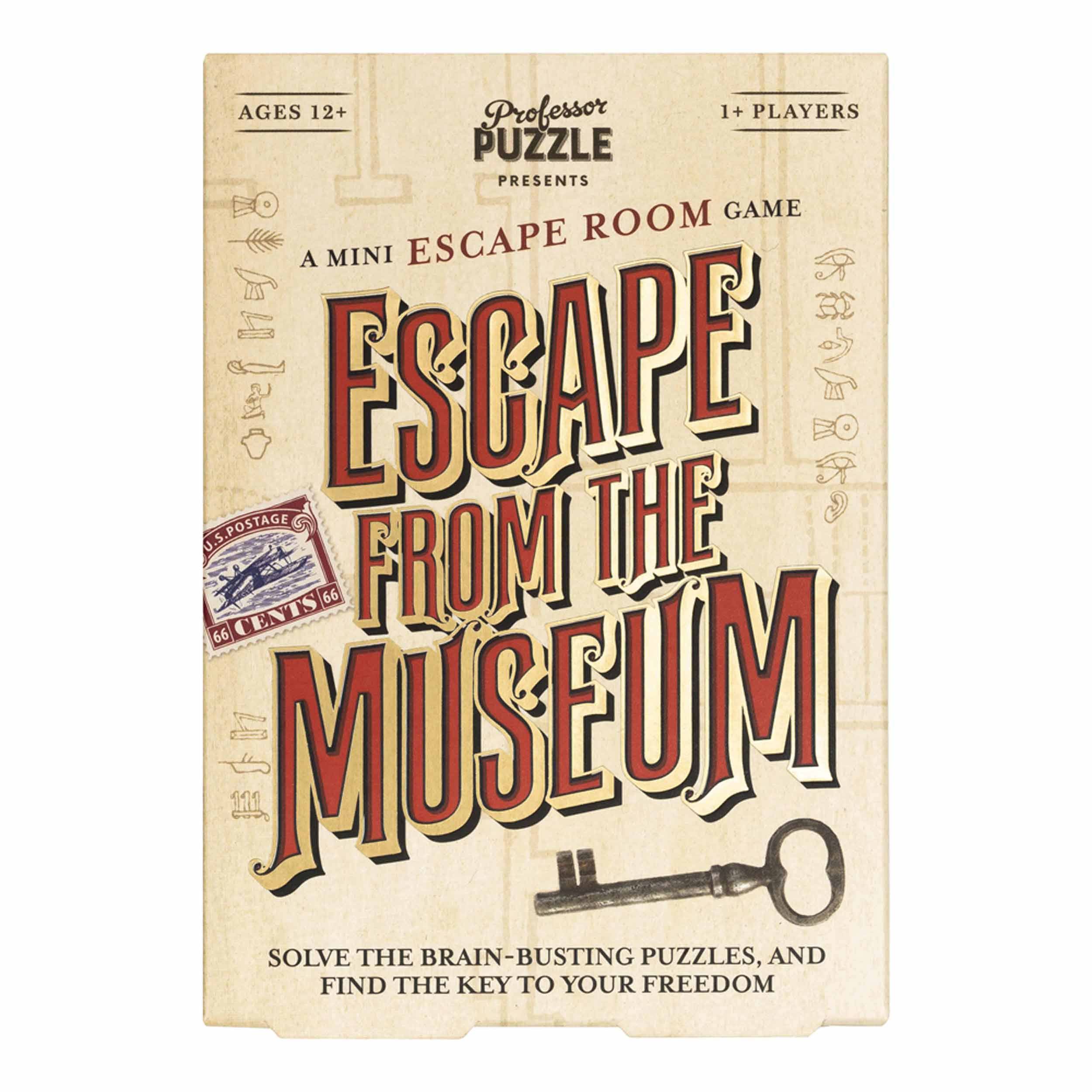 Professor Puzzle USA, Inc. Escape from the museum escape room game