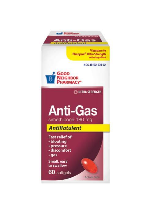 GNP Anti-Gas 60 Softgels