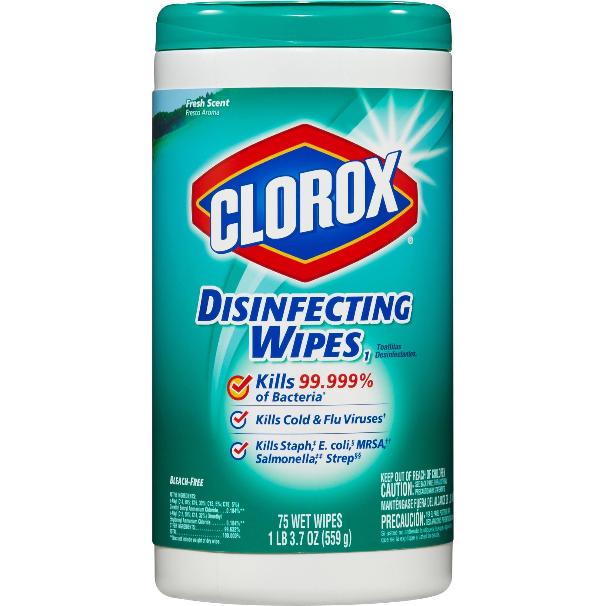 Clorox Fresh Scent Disinfecting Wet Wipes - 75 Wipes