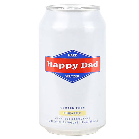 Happy Dad Hard Seltzer Pineapple Only Flavour (2022 Release)