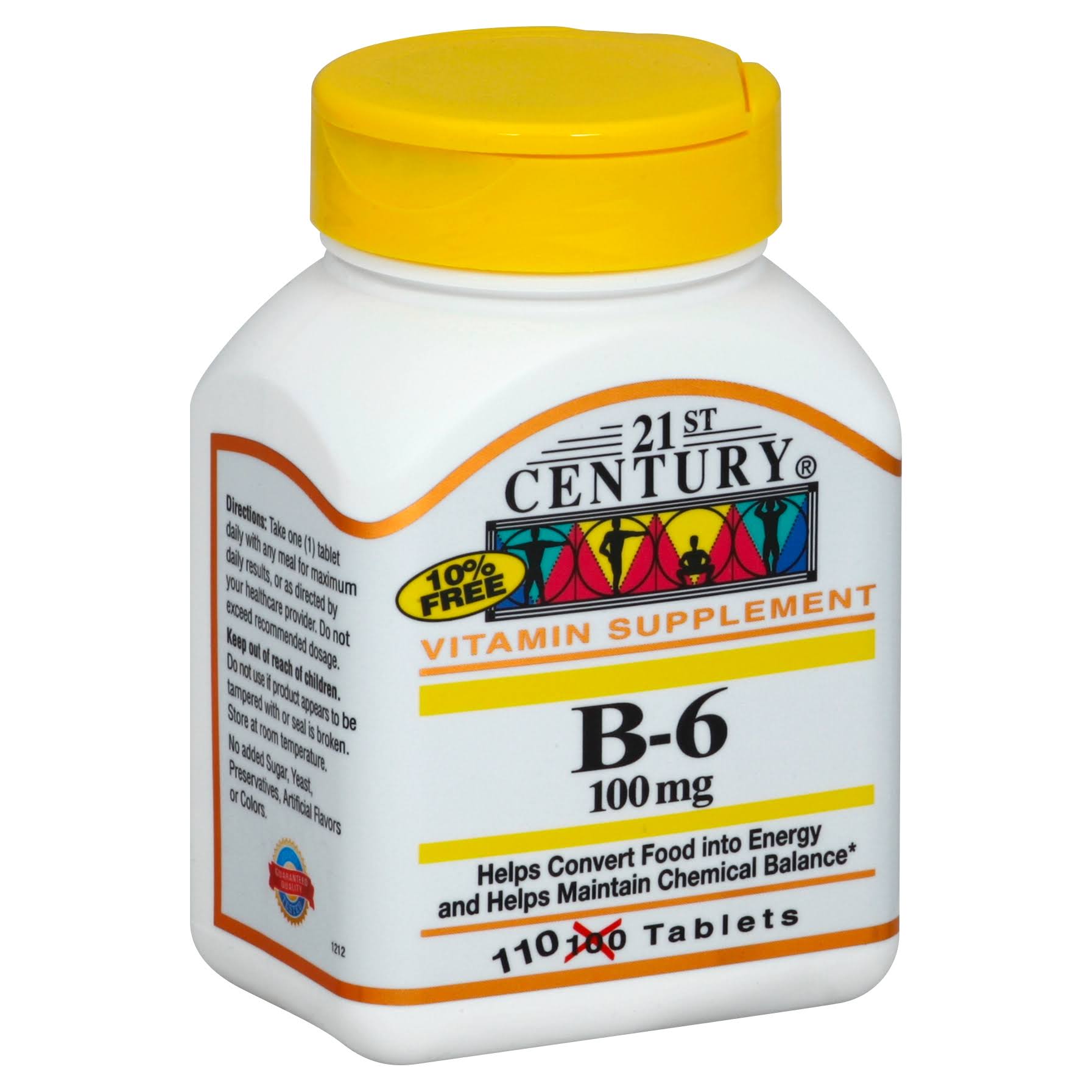 21st Century B-6 Supplement - 100mg, 110ct