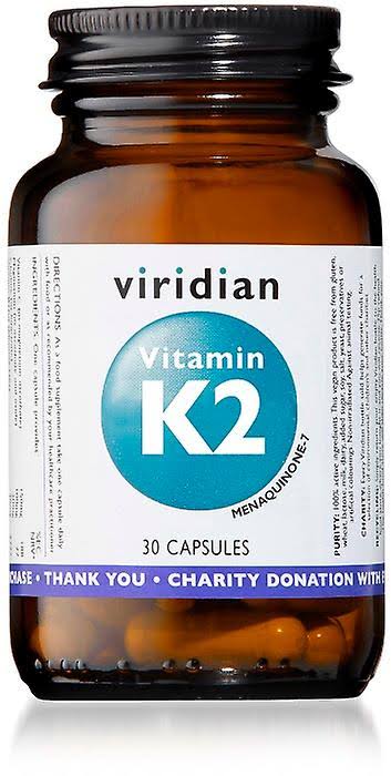 Viridian Vitamin K2 (30 Capsules)