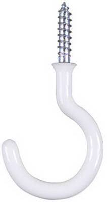 National Hardware Cup Hook - White
