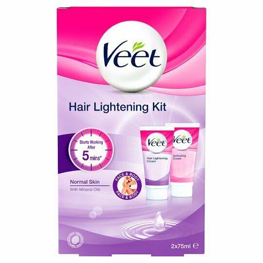 Veet For Face and Body Hair Lightening Cream - 2 x 75ml