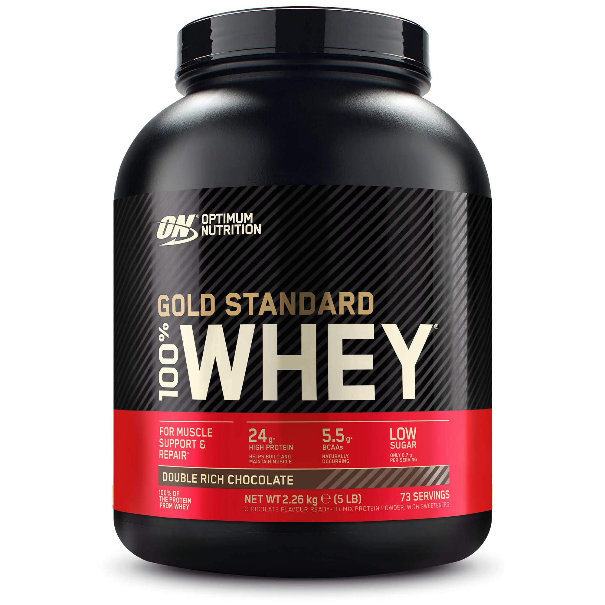 Optimum Nutrition Gold Standard Whey Protein 2.28kg Double Rich Chocolate