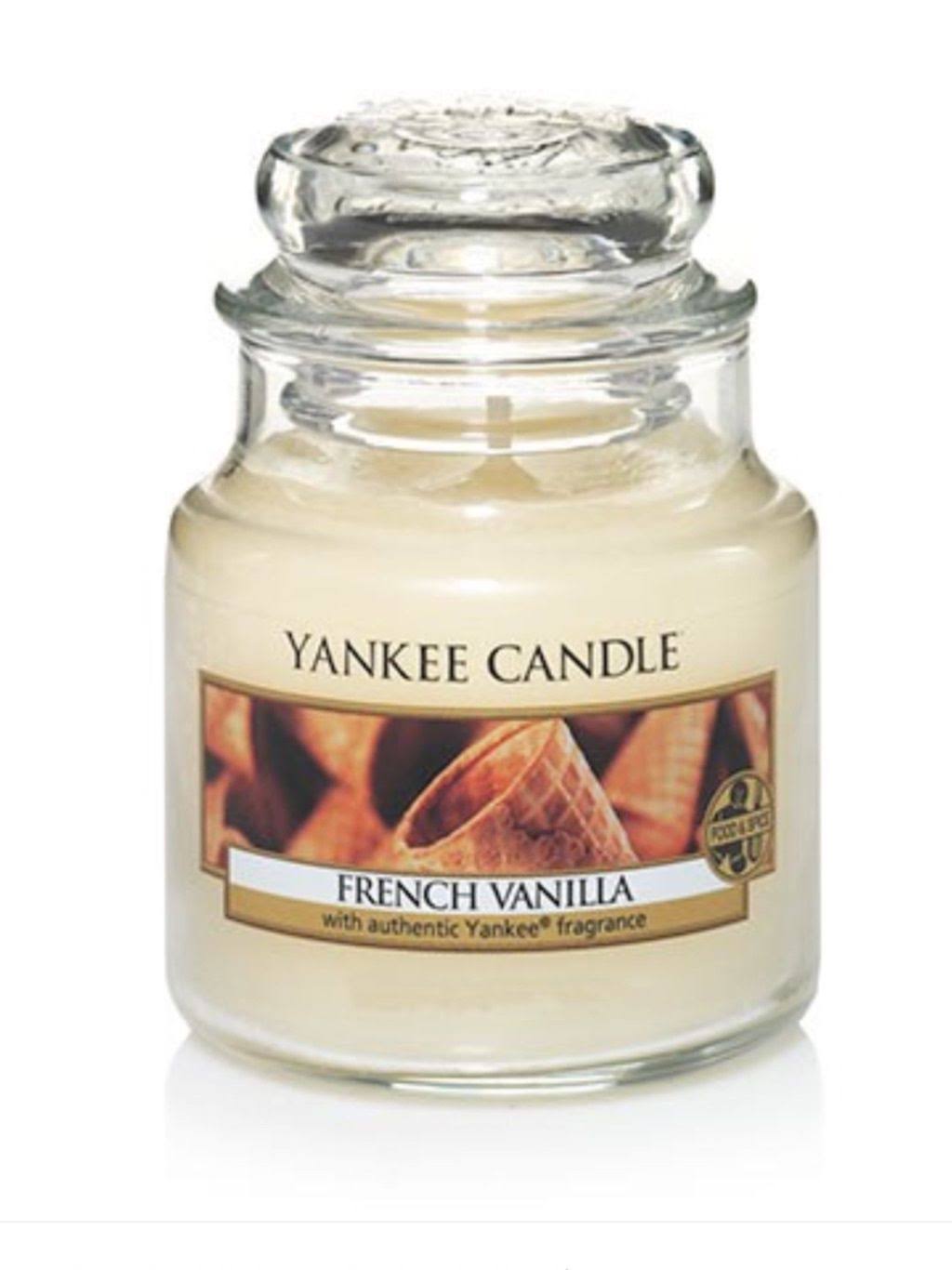 Yankee Small Jar Candle - French Vanilla, 3.7oz