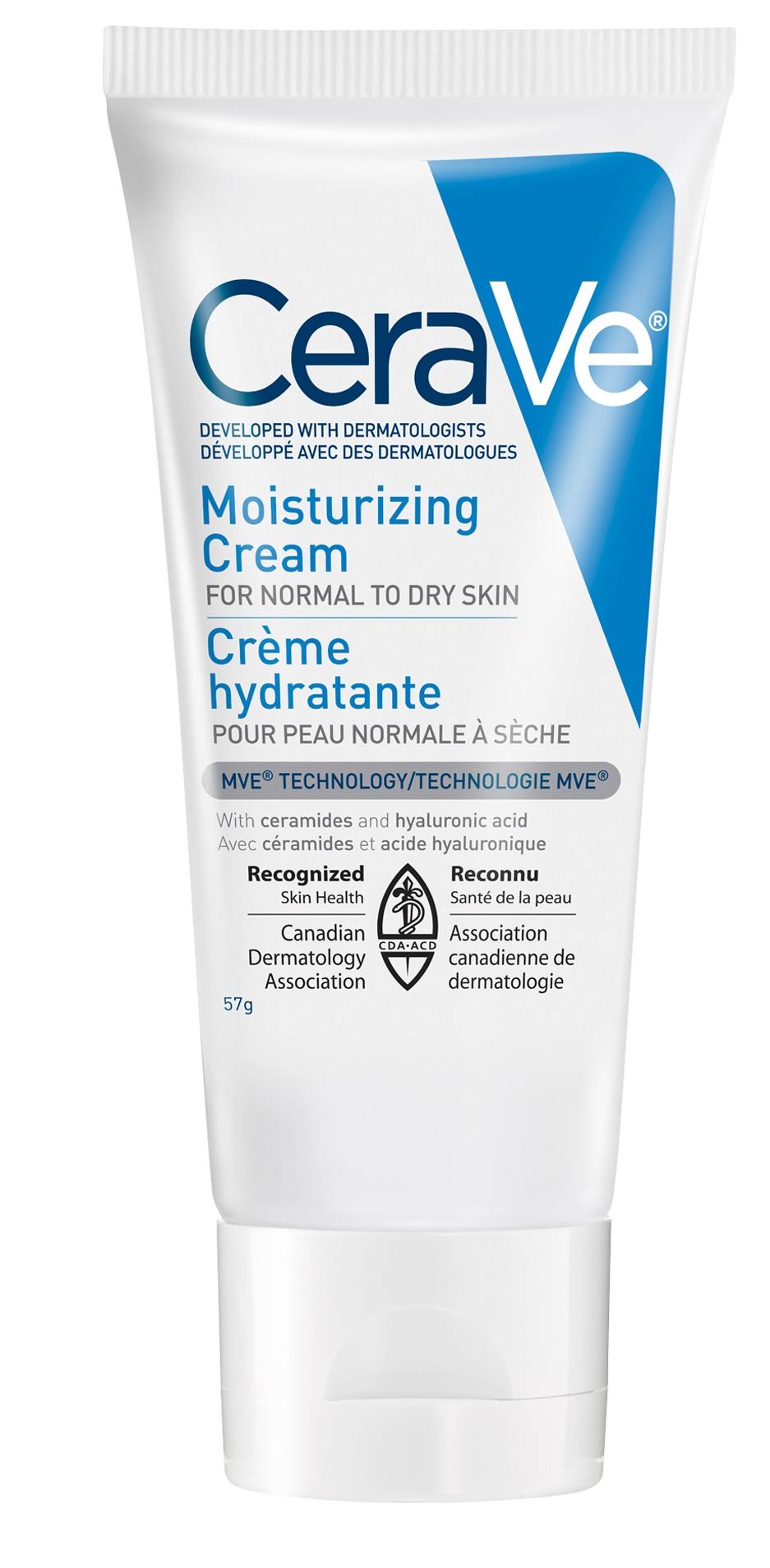 CeraVe Moisturizing Cream, Face Body Moisturizer, Normal To Dry Skin, 8 Fl oz